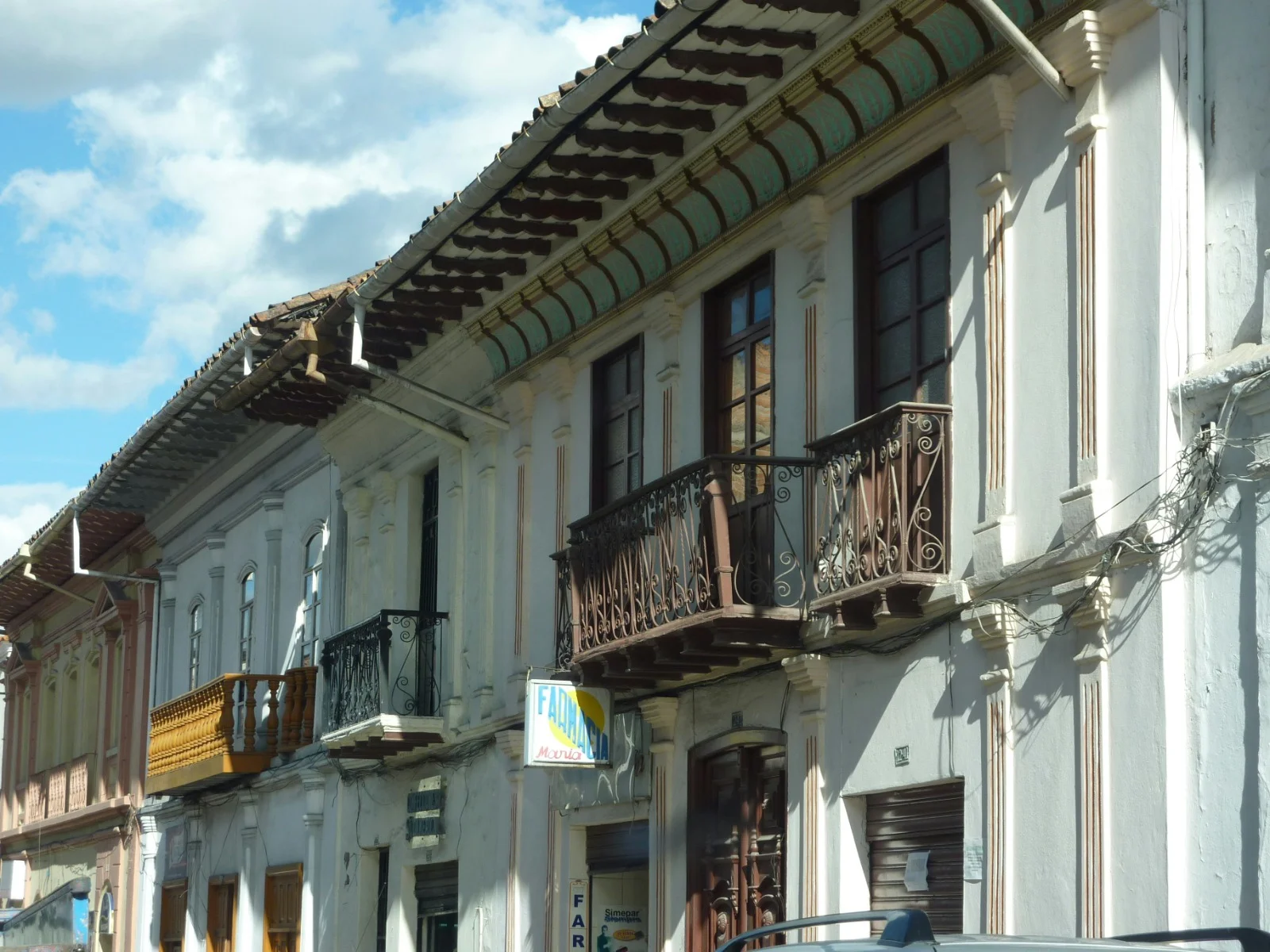 Arquitectura colonial típica de Cuenca